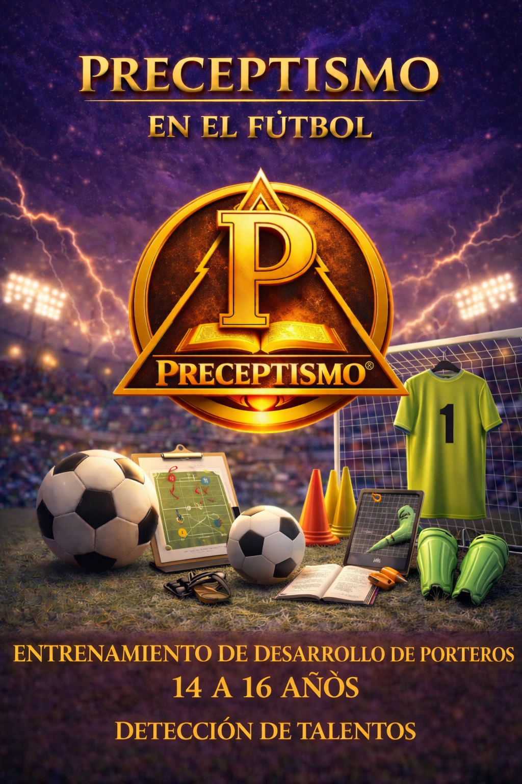 ENTRENAMIENTO DE DESARROLLO DE PORTEROS 14 A 16 AÑOS DETECCIÓN DE TALENTOS Preceptismo Contemporáneo "José Noel Amaya Cárdenas" "Empresario & Escritor del Preceptismo"